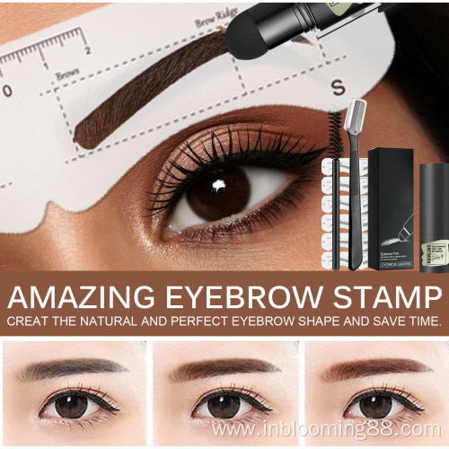 Long Lasting Eyebrow Stamp Kit With 10 Reusable